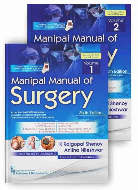 Manipal Manual of Surgery 6th Edition