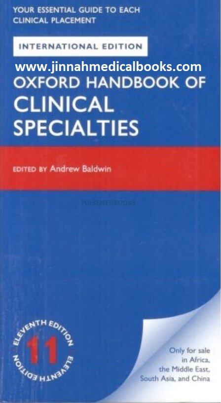 Oxford Handbook of Clinical Specialties 11th Edition