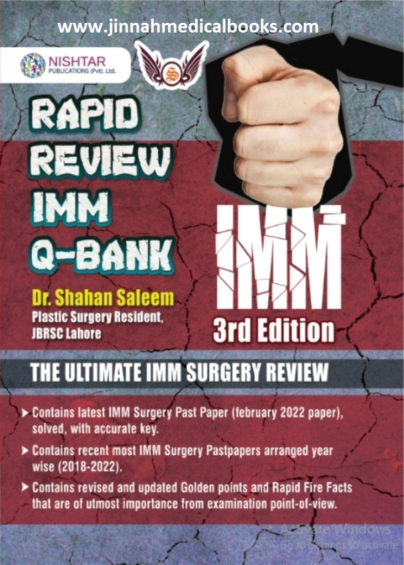 Rapid Review IMM Q Bank by Dr Shahan Saleem 3rd Edition