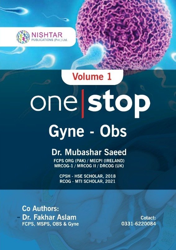 One Stop Obs And Gyne Volume 1 Dr Mubasher Saeed