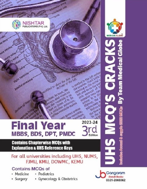 UHS MCQ's Cracks Final Year MBBS BDS DPT PMDC 3rd Edition 2023-24