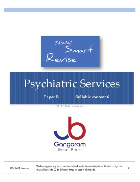 Spmm smart revise basic Psychiatric Services Paper B
