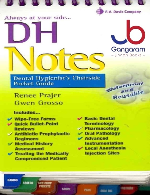 DH Notes Dental Hygienist's Chairside Pocket Guide