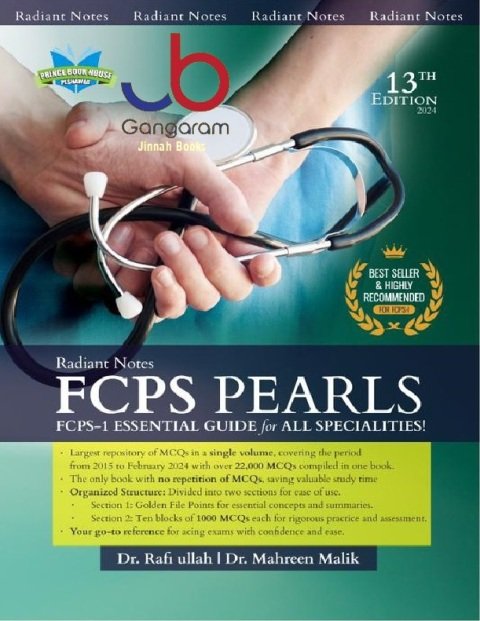 FCPS PEARLS Radiant Notes By, Dr Rafiullah