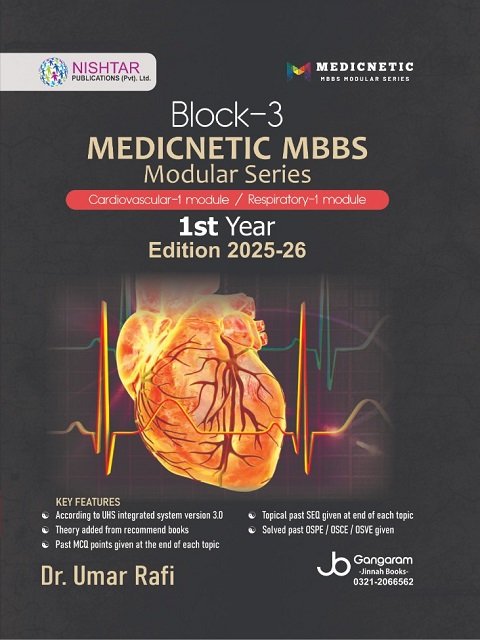 Block-3 MEDICNETIC MBBS Modular Series 1st Year Edition 2025-26